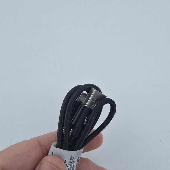 Wireless Gear 3FT Micro USB  Fabric Cable - Black - Picture 4 of 4